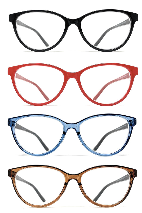 Pack 4 gafas de presbicia marca Vannali modelo Naomi - Siempre tendrás un par a mano, estés donde estés.