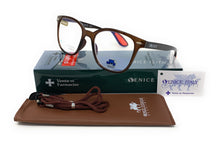 Load image into Gallery viewer, Reading glasses with blue light model FERWAY Brown