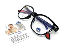 Load image into Gallery viewer, Reading glasses with blue light model FERWAY Black