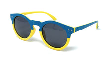 Cargar imagen en el visor de la galería, Lentes polarizadas de alta gama Venice Kids Round Blue Yellow