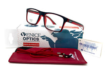 Load image into Gallery viewer, Gafas de Lectura BICOLOR Azul Marino con Rojo
