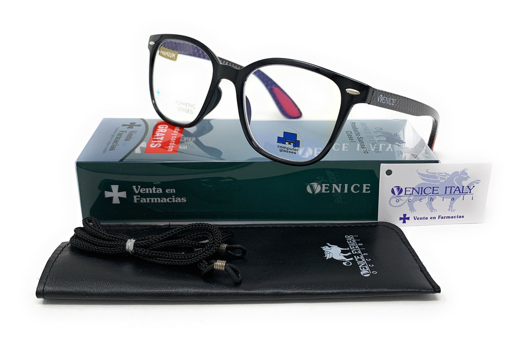 Gafas de lectura con luz azul modelo FERWAY Black