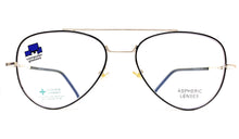 Load image into Gallery viewer, Reading glasses with blue light model PILOTO Black 
