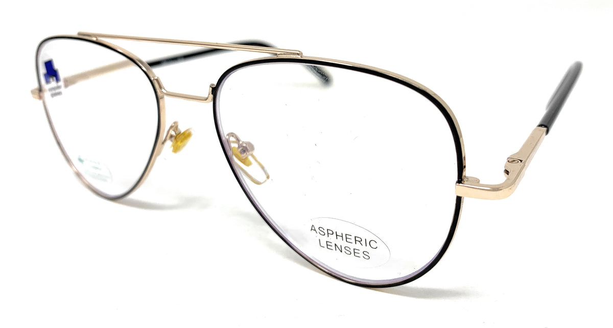 Gafas de lectura con luz azul modelo PILOTO Black