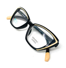 Load image into Gallery viewer, MADISON Black-Beige Reading Glasses

