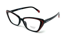 Load image into Gallery viewer, MADISON Black-Red Reading Glasses
