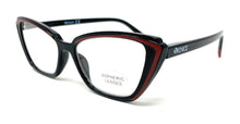 Load image into Gallery viewer, MADISON Black-Red Reading Glasses
