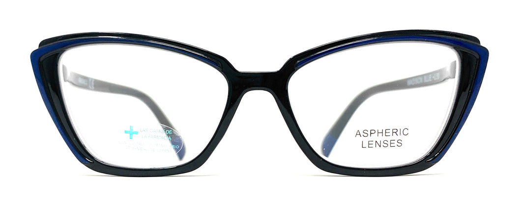 MADISON Black-Blue Reading Glasses