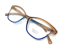 Load image into Gallery viewer, Venice SHINE Brown Blue Reading Glasses
