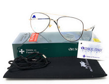 Load image into Gallery viewer, Reading glasses with blue light model PILOTO Black 
