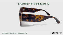 Cargar y reproducir el video en el visor de la galería, Gafas Polarizadas LAURENT  VE68301 DEMI
