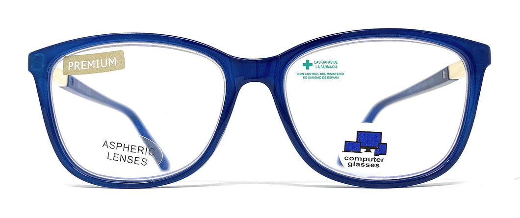 14.- Gafas de lectura modelo SMART BLUE con Luz Azul Mujer