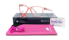 Cargar imagen en el visor de la galería, Con funda y cordon Gafas de lectura Elisabeth -Lentes irrompibles GARANTÍA DE CALIDAD Y SATISFACCIÓN: DE VENTA EN FARMACIAS  Color Pink  - Diseño Italiano y control de calidad europea.
