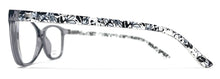 Cargar imagen en el visor de la galería, De bonita varilla decorada - Gafas de lectura Elisabeth -Lentes irrompibles GARANTÍA DE CALIDAD Y SATISFACCIÓN: DE VENTA EN FARMACIAS  Color Grey  - Diseño Italiano y control de calidad europea.
