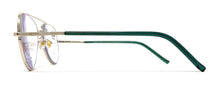 Load image into Gallery viewer, Reading glasses with blue light model PILOTO Green 
