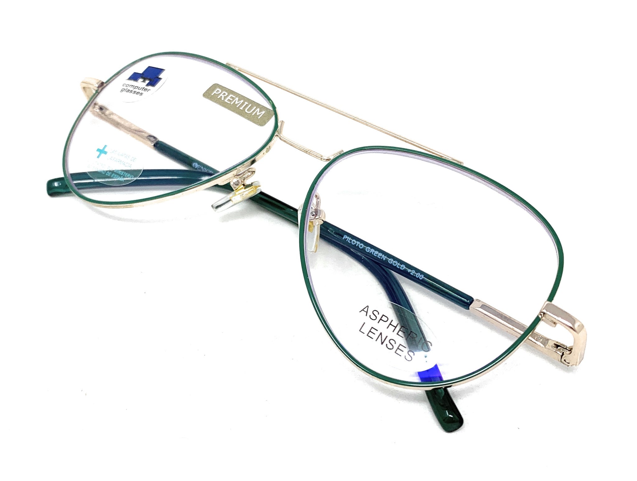 Gafas Aviador Silver Blue Unisex Filtro Luz Azul – Gafas Venice