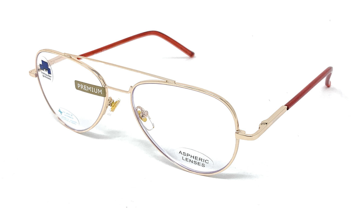 Gafas de lectura con luz azul modelo PILOTO Red