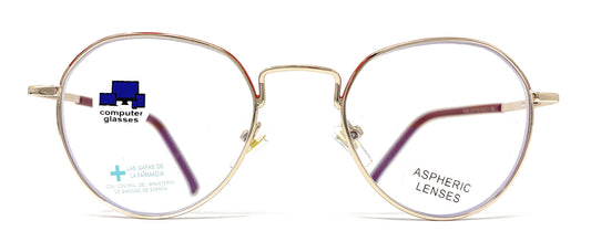 Metal Potter Gold Red