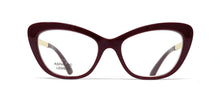 Load image into Gallery viewer, 17.- HEPBURN Burgundy Light Blue Women&#39;s Reading Glasses
