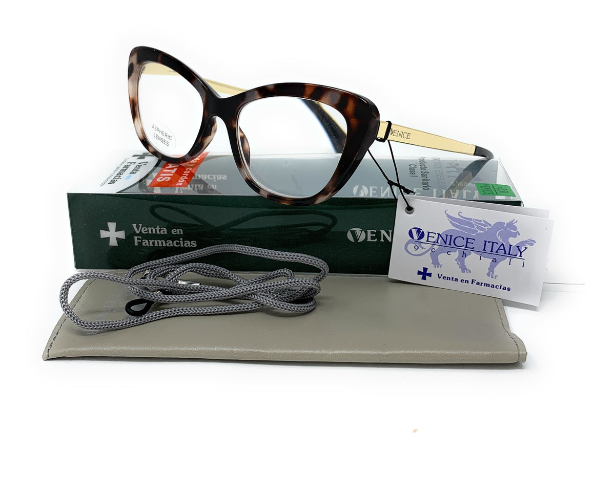 16.- Gafas de lectura Hepburn Grey con Luz Azul Mujer