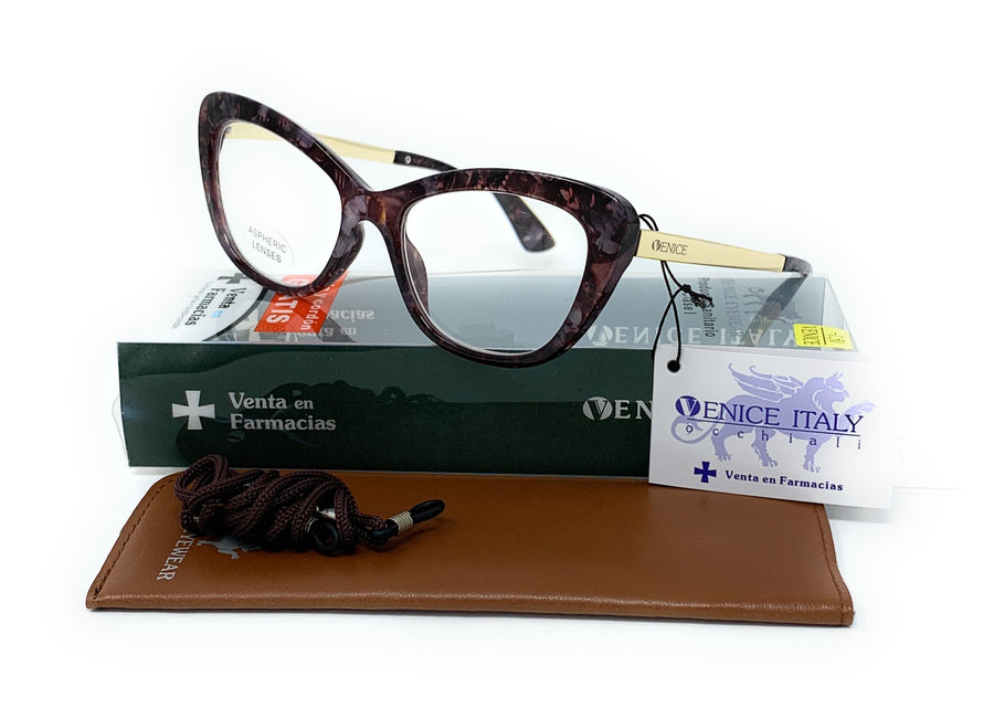 15.- Hepburn Demi Reading Glasses with Demi Blue Light