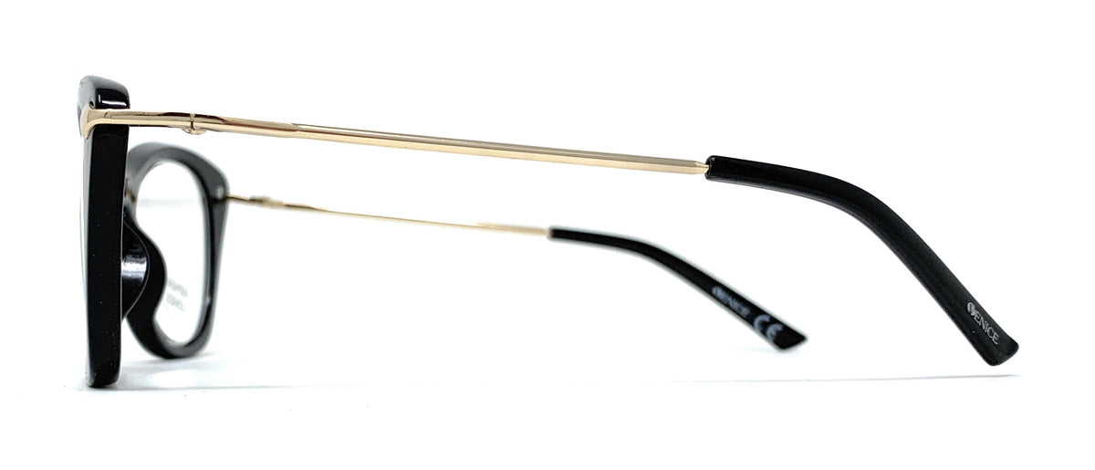 7.- Gafas de Lectura Venice Fantasy Black - mujer