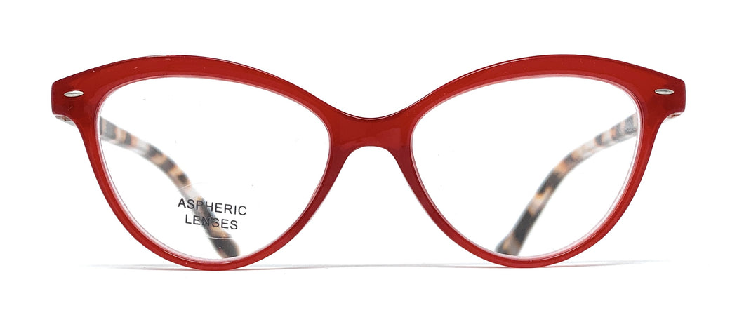 1.- Venedig-Lesebrille Modell Zenny Red