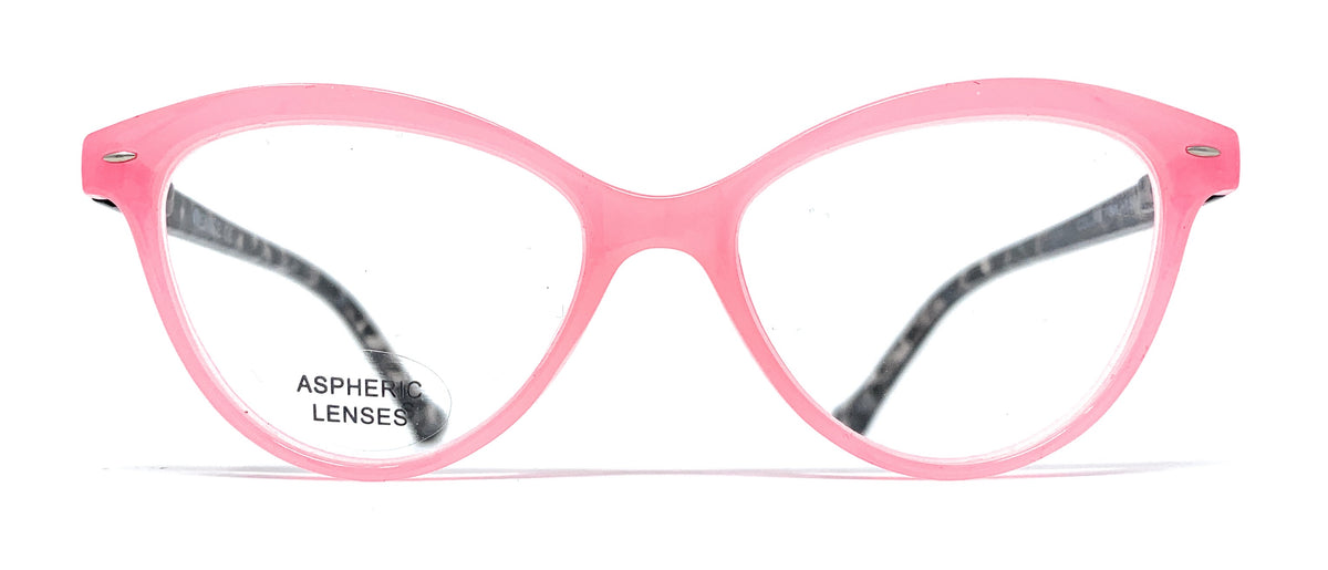 4.- Venice reading glasses Zenny Pink model with HEV for women
