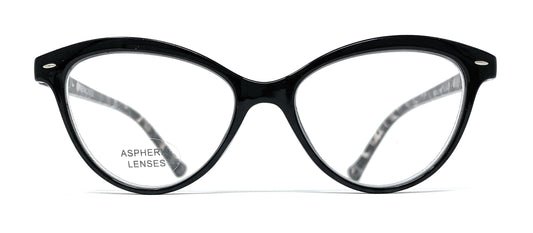3.- ZENNY BLACK model reading glasses with Blue Light for women