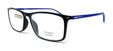 Cargar imagen en el visor de la galería, Gafas de lectura SOFT_man UNISEX varilla azul frontal negro
