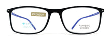 Cargar imagen en el visor de la galería, Gafas de lectura SOFT_man UNISEX varilla azul frontal negro
