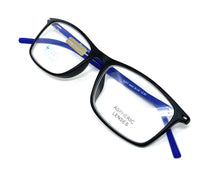 Cargar imagen en el visor de la galería, Gafas de lectura SOFT_man UNISEX varilla azul frontal negro
