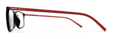 Cargar imagen en el visor de la galería, Gafas de lectura SOFT_man UNISEX con BLUE CONTROL  varilla roja frontal negro
