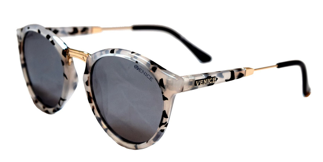 Lentes polarizadas de alta gama,Mround Marbel Silver Mirror