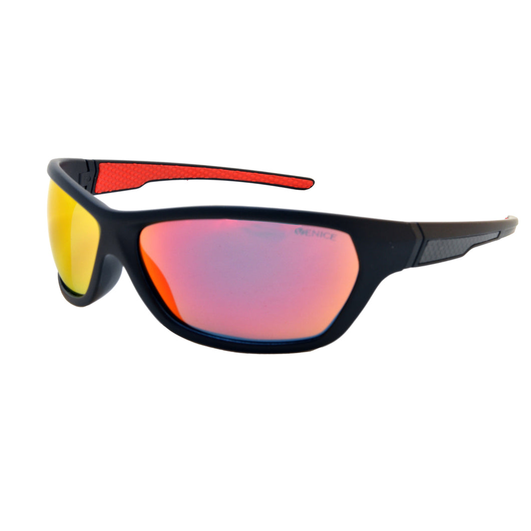 CARBONO SPORT BLACK RED MIRROR