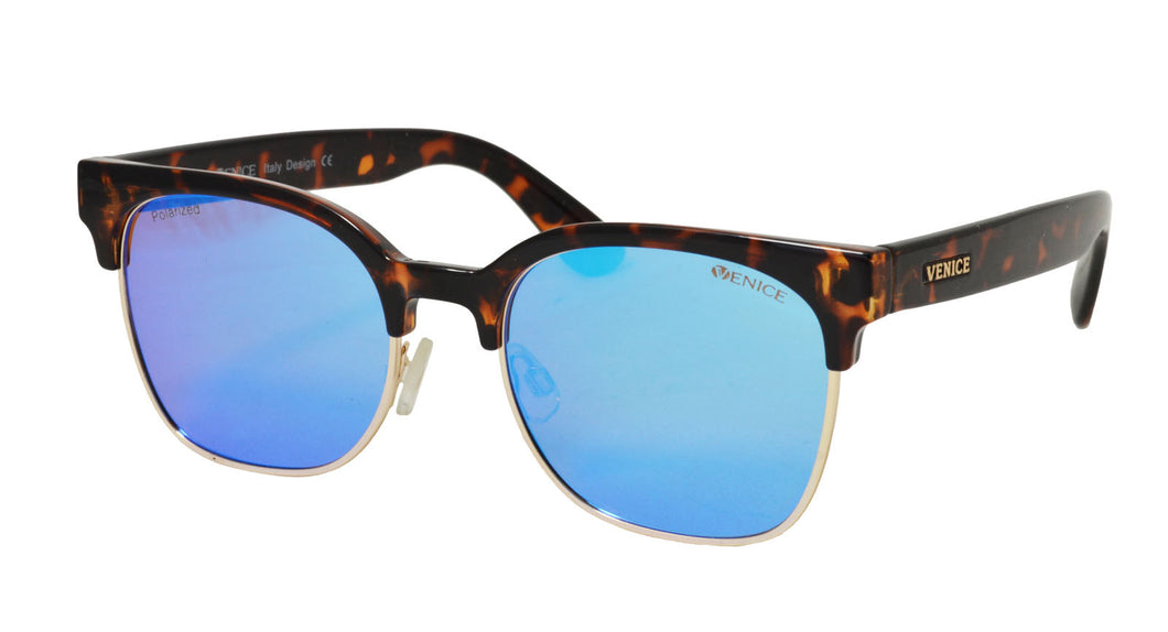 Lentes polarizadas de alta gama G Flatclub Demi Ice Blue Mirror
